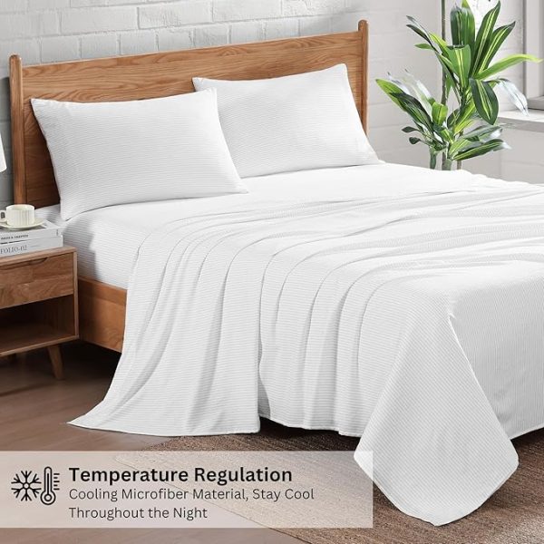 Casa Platino Queen Sheets, Pre-Washed Soft Queen Bed Sheets,